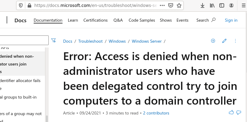 domain join ms article