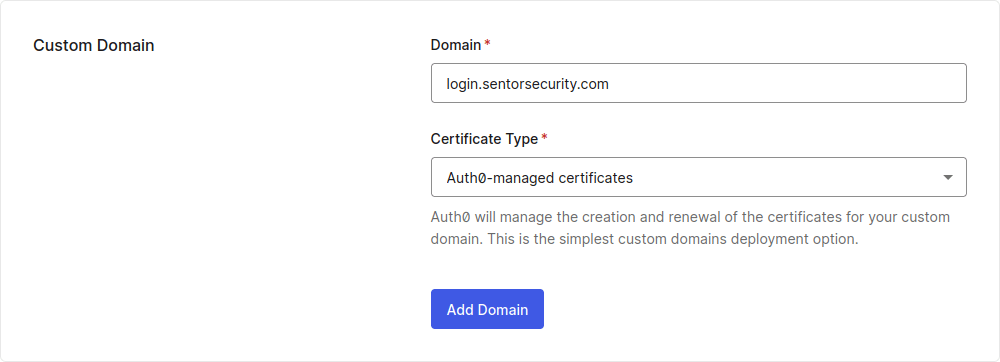 custom domain